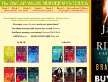 Tablet Screenshot of oscarwildemurdermysteries.com